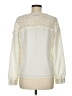 The Limited 100% Polyester Ivory Long Sleeve Blouse Size M - photo 2