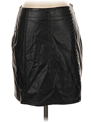 French Connection Faux Leather Skirt (view 1)