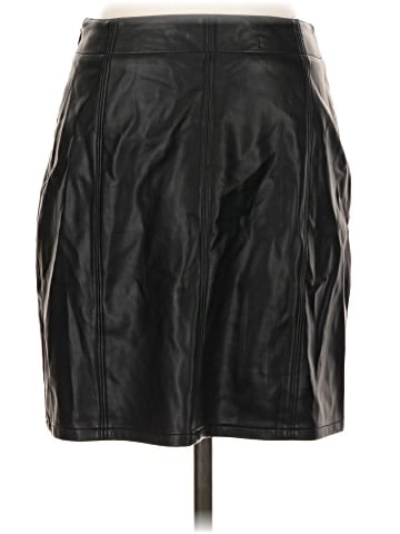 French Connection Faux Leather Skirt (view 2)