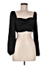 Glassons 100% Polyester Black Tube Top Size 6 - photo 1