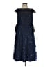 JS Collections 100% Polyester Blue Cocktail Dress Size 10 - photo 1