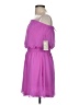Express 100% Polyester Solid Purple Cocktail Dress Size M - photo 5