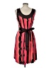Worthington Graphic Red Cocktail Dress Size L - photo 2