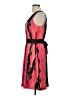 Worthington Graphic Red Cocktail Dress Size L - photo 5