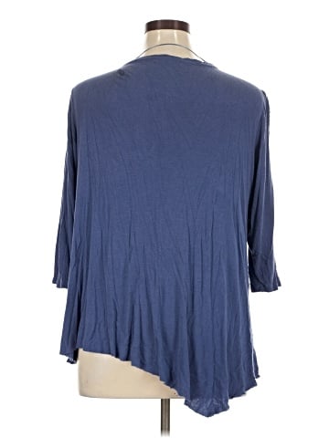 Cable & Gauge 3/4 Sleeve Blouse (view 2)
