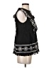 Akemi + Kin 100% Cotton Black Sleeveless Blouse Size 0 - photo 4