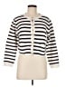 J.Crew 100% Cotton Stripes Ivory Cardigan Size M - photo 1