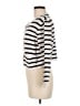 J.Crew 100% Cotton Stripes Ivory Cardigan Size M - photo 5