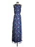 Old Navy 100% Polyester Paisley Blue Casual Dress Size S (tall) - photo 2