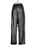 Topshop 100% Polyester Metallic Silver Casual Pants Size 6 - photo 2