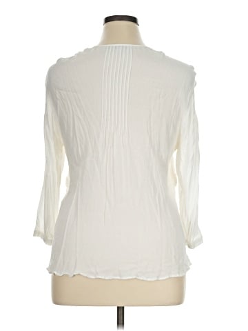 Pale Sky 3/4 Sleeve Blouse (view 2)