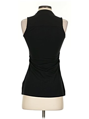 White House Black Market Sleeveless Button-Down Shirt (view 2)