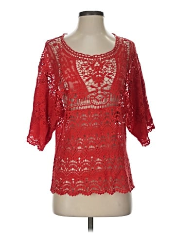 Flying Tomato 3/4 Sleeve Blouse (view 1)