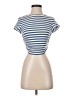 Better be Stripes Blue Short Sleeve Turtleneck Size S - photo 1