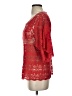 Flying Tomato 100% Cotton Red 3/4 Sleeve Blouse Size S - photo 5