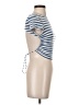 Better be Stripes Blue Short Sleeve Turtleneck Size S - photo 4