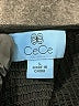 CeCe 100% Polyester Black Short Sleeve Blouse Size L - photo 7