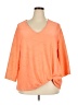 Ruby Rd. Orange 3/4 Sleeve Top Size 2X - photo 1