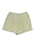 H&M 100% Cotton Solid Green Shorts Size M - photo 1