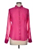 Guess 100% Polyester Color Block Pink Long Sleeve Blouse Size M - photo 1