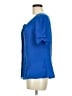 Worthington Blue Short Sleeve Blouse Size M - photo 5