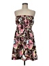 Rampage 100% Polyester Paisley Brown Cocktail Dress Size 7 - photo 1