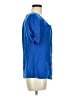 Worthington Blue Short Sleeve Blouse Size M - photo 4