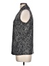 Anne Klein Silver Sleeveless Blouse Size L - photo 5