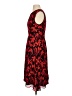 Milly 100% Silk Print Red Cocktail Dress Size 4 - photo 5