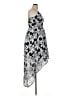 Nicole Miller 100% Polyester Paisley Silver Cocktail Dress Size 14 - photo 4
