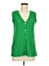 MNG Green Sleeveless Blouse Size M - photo 1