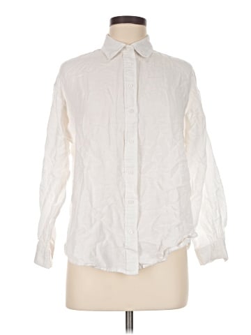 Stradivarius Long Sleeve Button-Down Shirt (view 1)