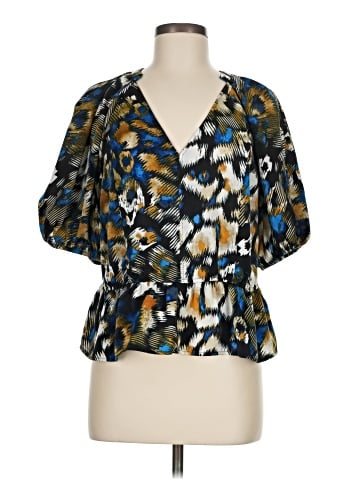 DKNY Short Sleeve Blouse (view 1)