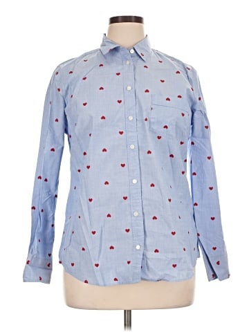 J.Crew Factory Store Long Sleeve Button-Down Shirt (view 1)