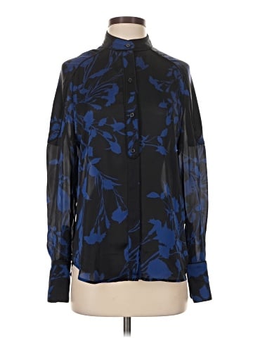 Equipment Long Sleeve Blouse (view 1)