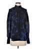 Equipment 100% Polyester Blue Long Sleeve Blouse Size S - photo 1
