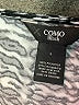 Como Black 100% Polyester Print Black Casual Dress Size L - photo 7