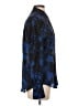 Equipment 100% Polyester Blue Long Sleeve Blouse Size S - photo 4
