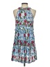 THML 100% Viscose Print Blue Casual Dress Size XS - photo 2