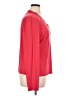 St. John Solid Red Long Sleeve Blouse Size XL - photo 4
