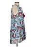 THML 100% Viscose Print Blue Casual Dress Size XS - photo 4