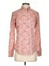 J.Crew 100% Cotton Floral Pink Long Sleeve Button-Down Shirt Size 4 - photo 1