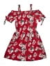 Lily Bleu 100% Polyester Floral Red Dress Size 10 - photo 1
