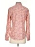J.Crew 100% Cotton Floral Pink Long Sleeve Button-Down Shirt Size 4 - photo 2