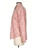J.Crew 100% Cotton Floral Pink Long Sleeve Button-Down Shirt Size 4 - photo 5