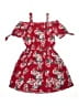 Lily Bleu 100% Polyester Floral Red Dress Size 10 - photo 2
