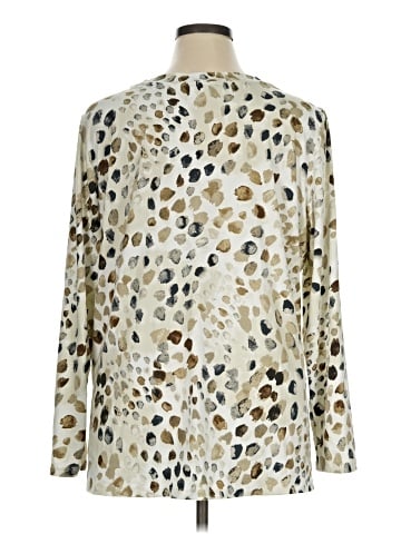 Susan Graver Long Sleeve T-Shirt (view 2)
