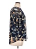 Alyx 100% Polyester Floral Blue 3/4 Sleeve Blouse Size XL - photo 4
