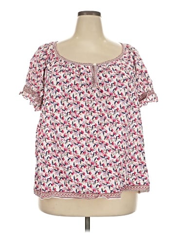 Max Studio Short Sleeve Blouse (view 1)