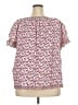 Max Studio Pink Short Sleeve Blouse Size XXL (estimated) - photo 2
